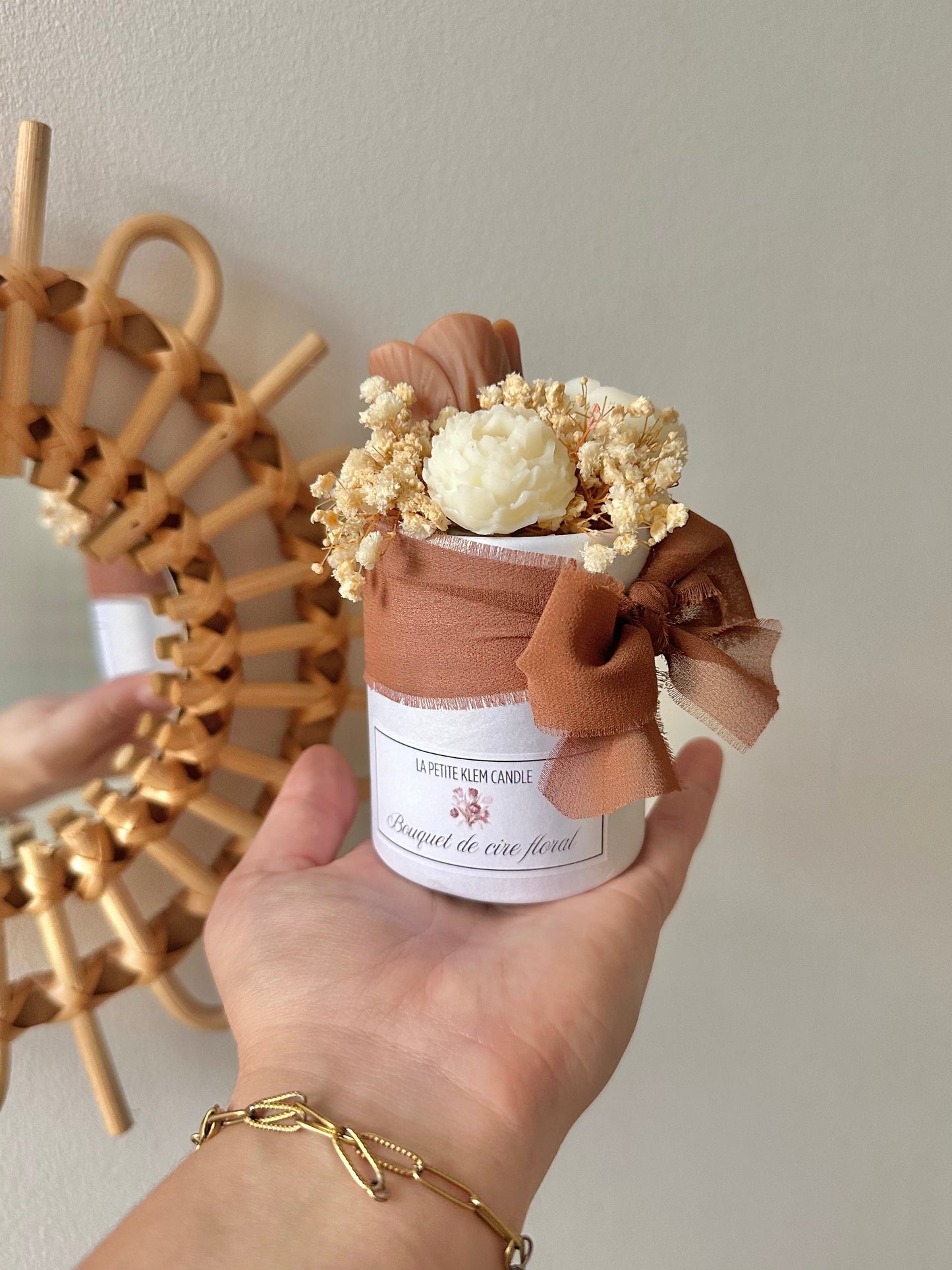 Mini bouquet marron - Vanille des îles