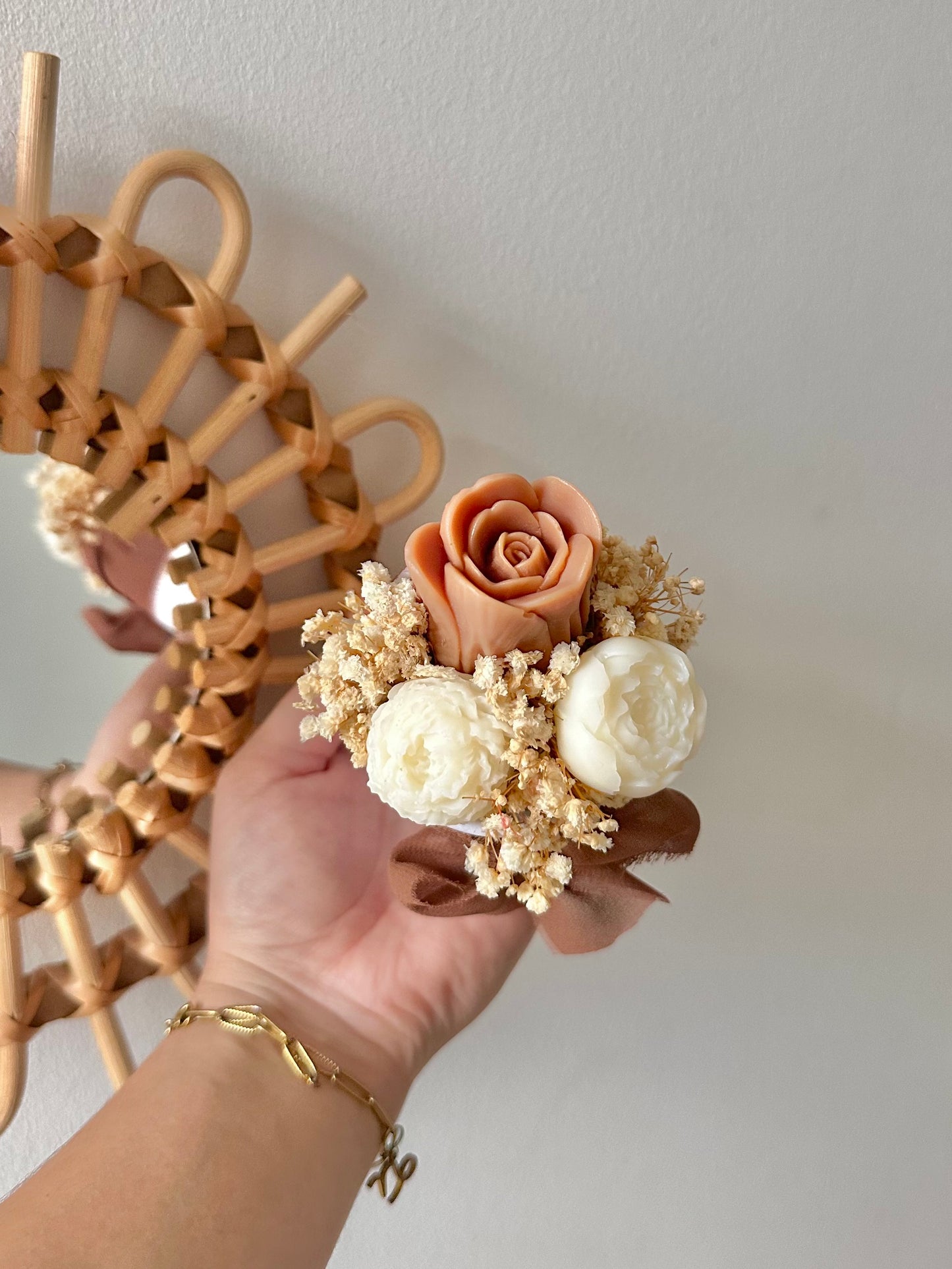 Mini bouquet marron - Vanille des îles