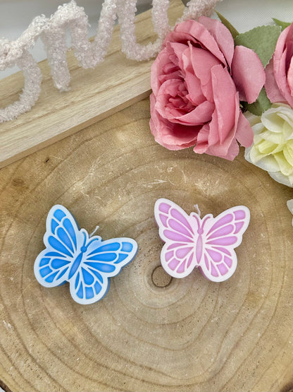 Bougie Papillon - Rose ou bleu