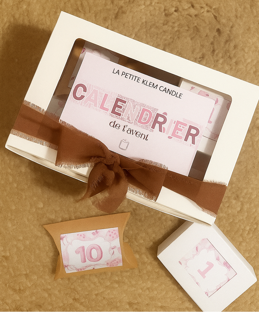 Calendrier de l’avent La Petite Klem Candle – 12 cases de bonheur girly