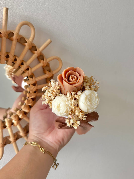 Mini bouquet marron - Vanille des îles