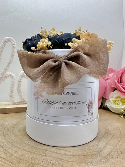 Bouquet de cire floral Léopard - Orchidée vanille (inspiré de Hypnotic poison)