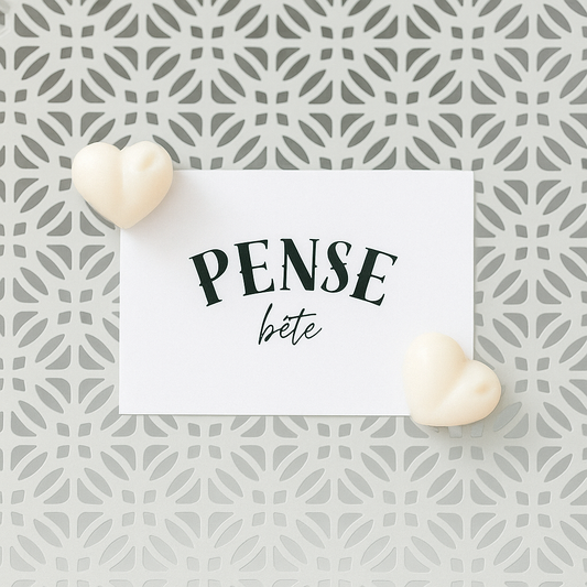 Lot de magnets Coeurs - Adoucissant